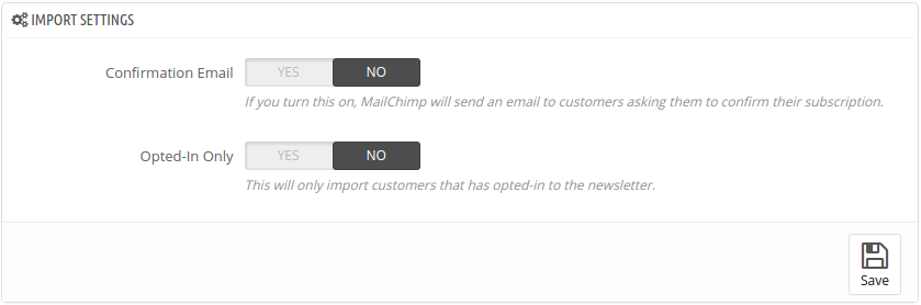 thirty bees MailChimp opt in