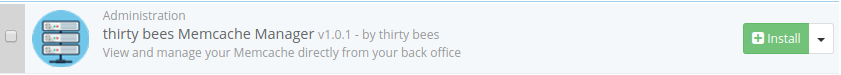 thirty bees memcache manager